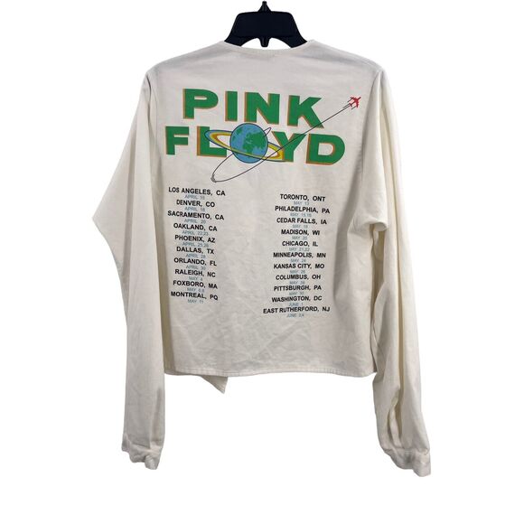 Daydreamer‎ Pink Floyd Tie Front Back Print Shirt Jacket Small - Picture 1 of 5